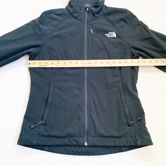 The North Face Apex black long sleeve full zip mock collar medium weight jacket - Picture 5 of 9